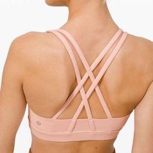 Lululemon Energy Bra Pink Mist Size 8 Nwt new with tags